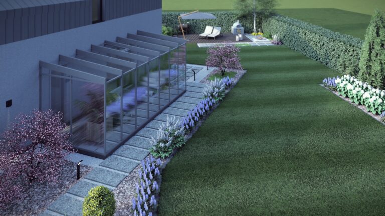 Projekt rabat roślinnych