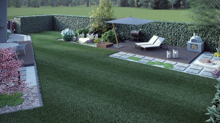 Projekt tarasu w ogrodzie