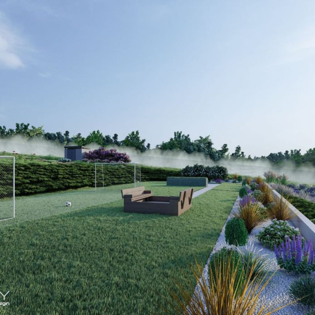 projekt ogrodu z warzywnikiem