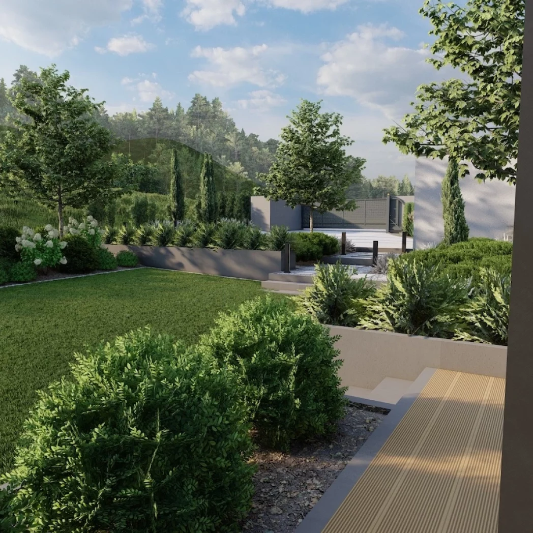 projekt ogrodu bielsko-biała-13